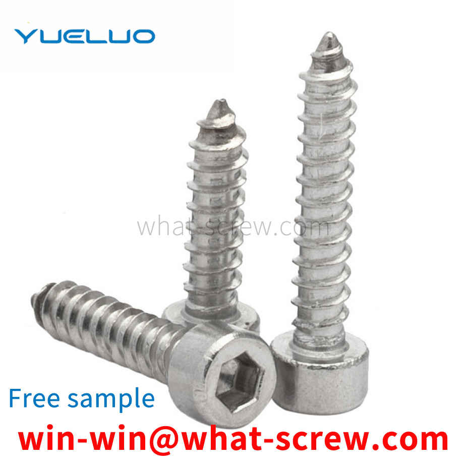 Production of hexagon socket self-tapping screws