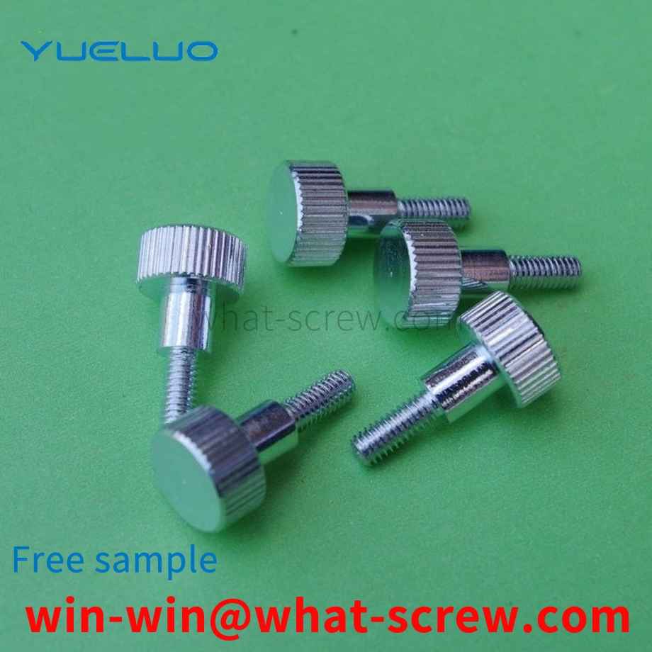 Straight flower step iron screw