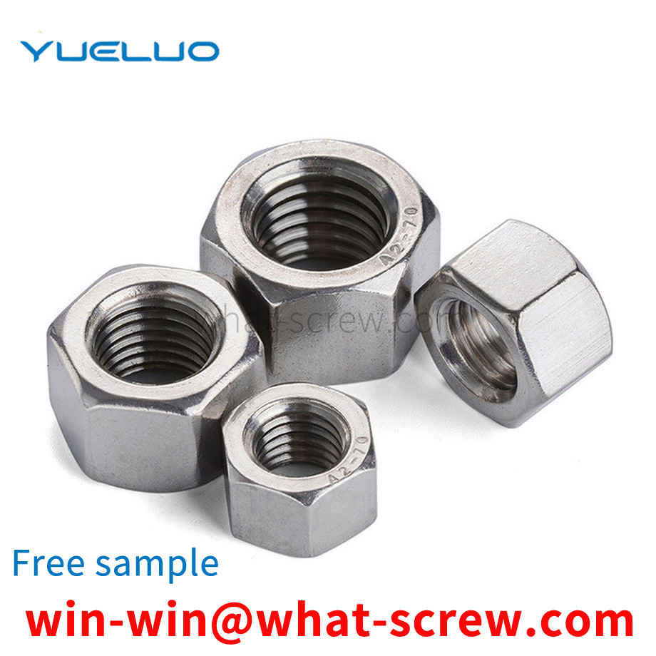 Thickened hex nuts