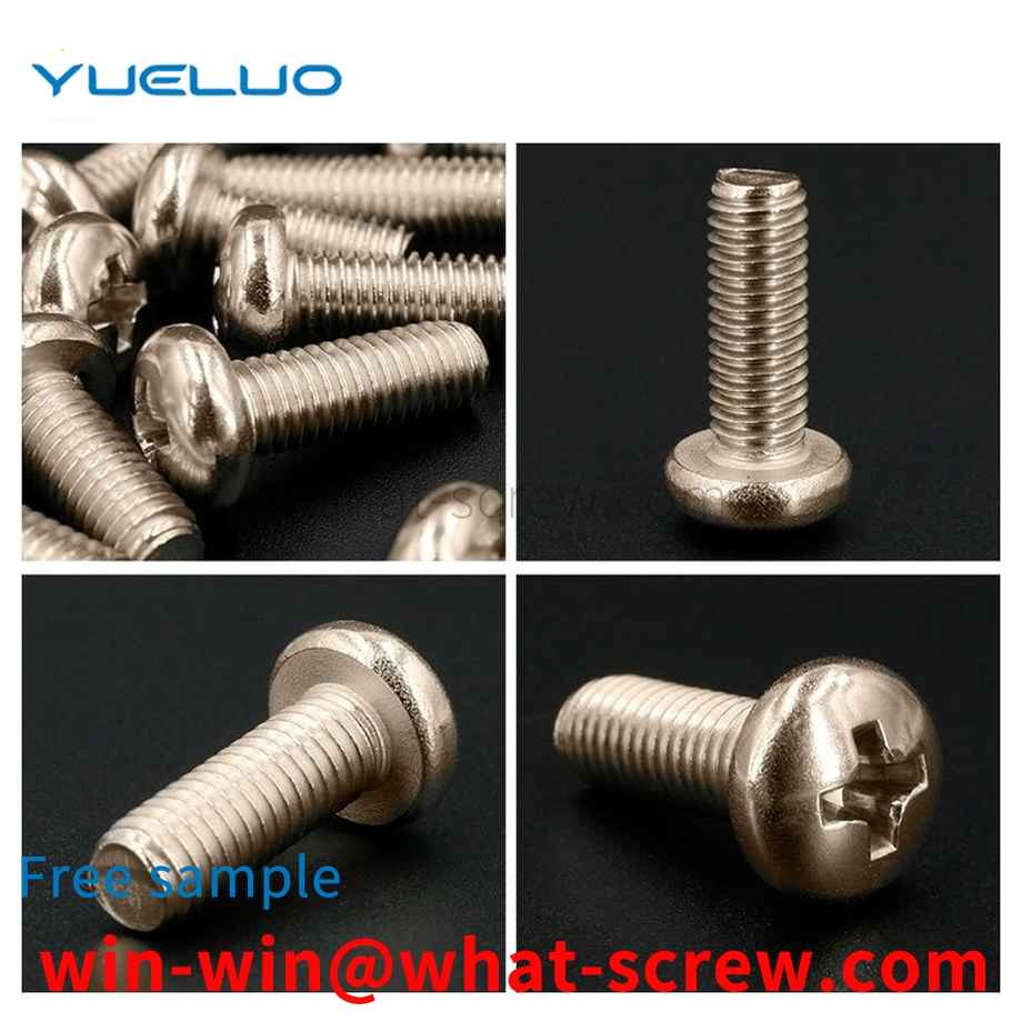 Carbon Steel Nickel Plated Phillips Round Head Screws