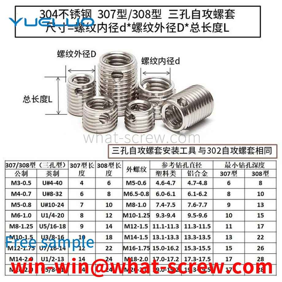 Wholesale Stainless Steel Self Tapping Screw Sets