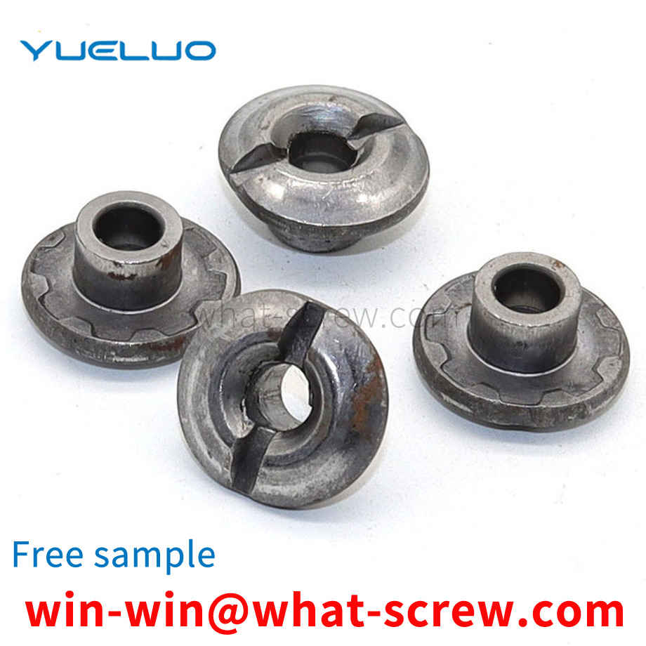 Embedded round nut without internal thread