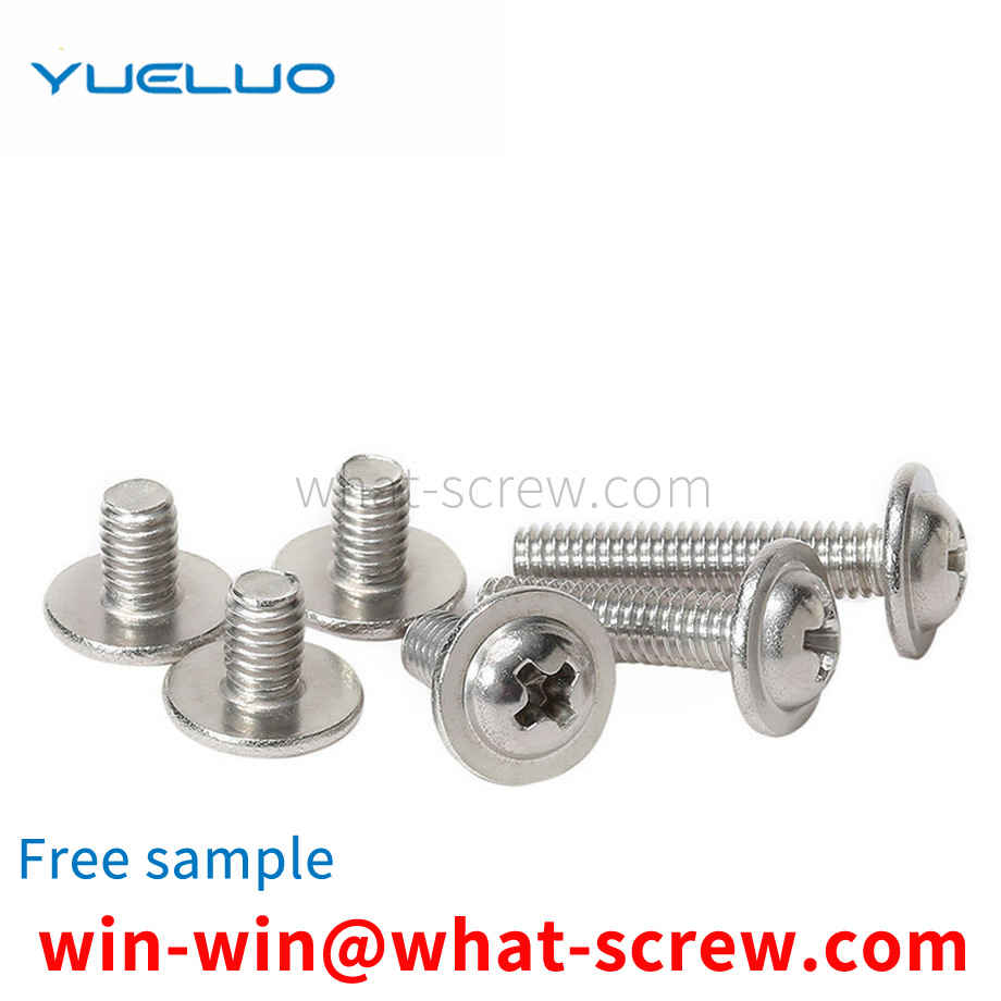 Phillips head screw with pad