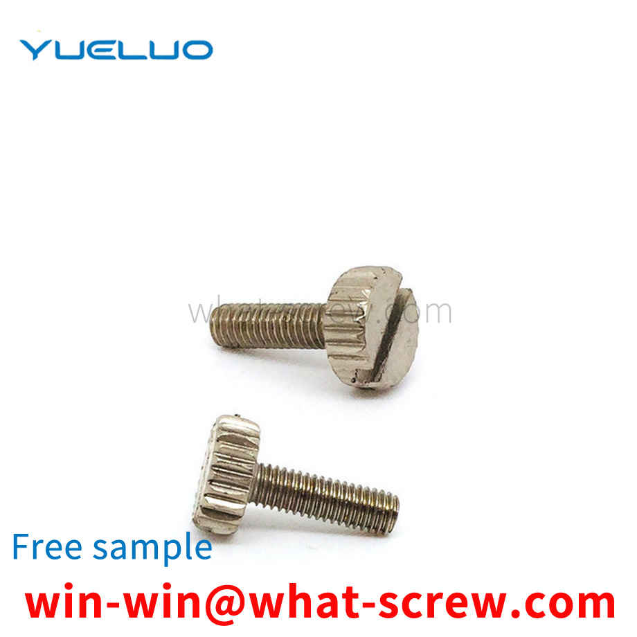 Cylindrical Nickel Plated Thumb Screws