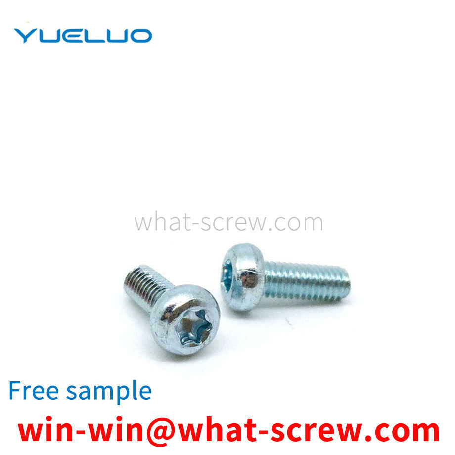 Custom pan head socket head Perthcap screws