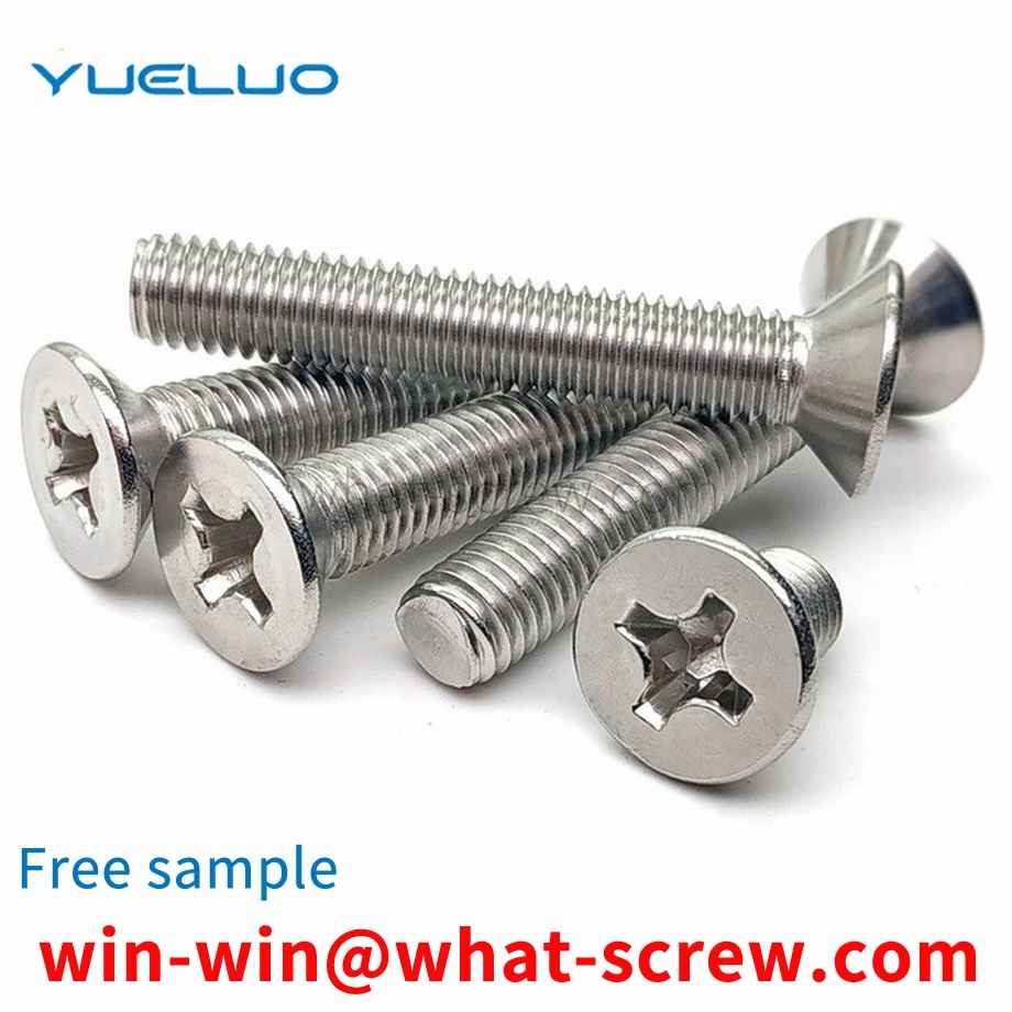 Countersunk head screws