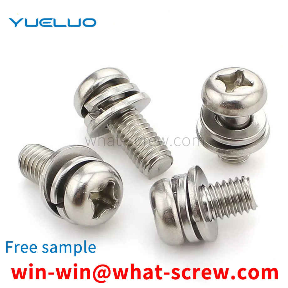 Round Head Phillips Pan Head Three Combination Screws