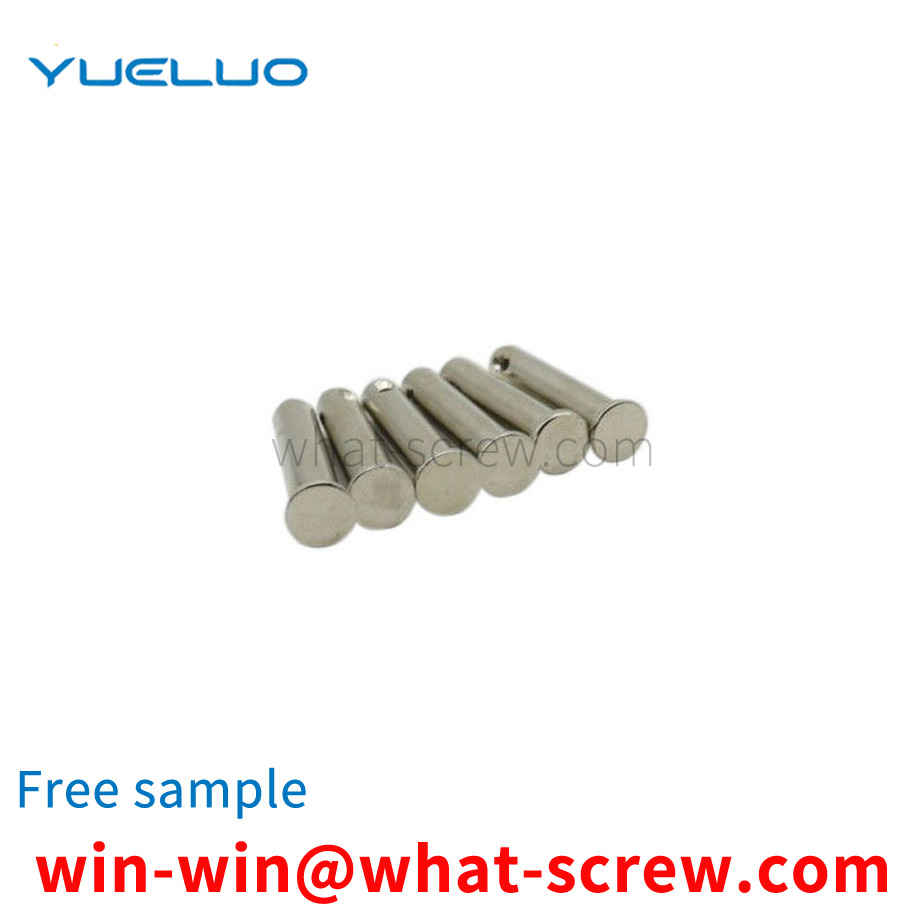 Flat head cylindrical pin