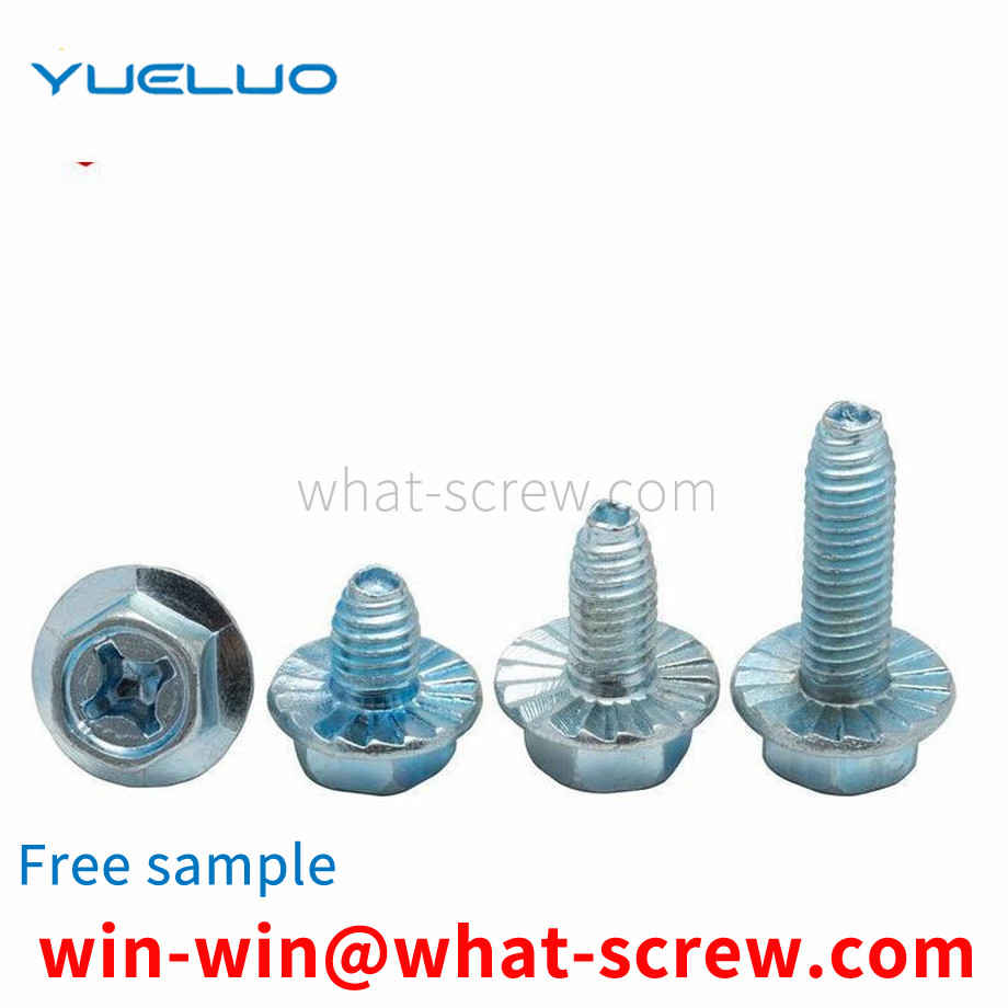 Flange face triangular screw