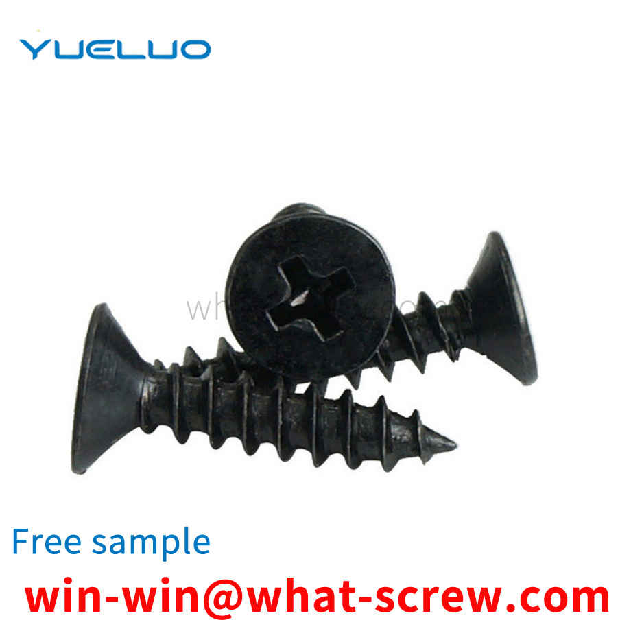 Cross flat head tapping screws