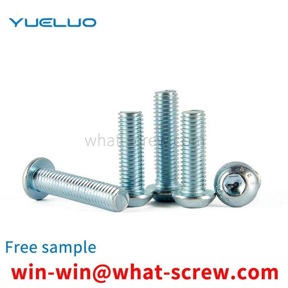 Galvanized pan head socket head cap screws