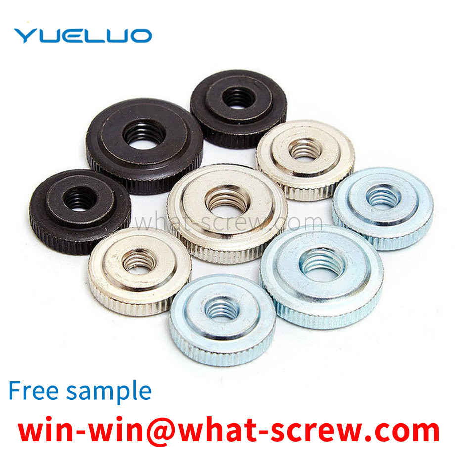 Single layer knurled nut