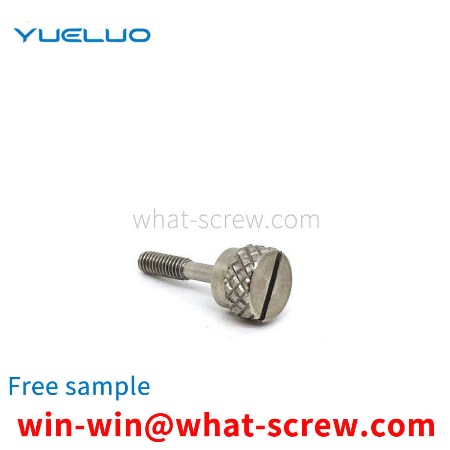 Supply hand-tightened knurled Aucklandcaptive screws