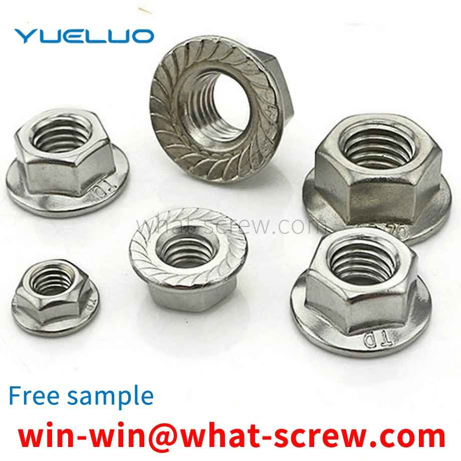 Supply toothed flange nuts