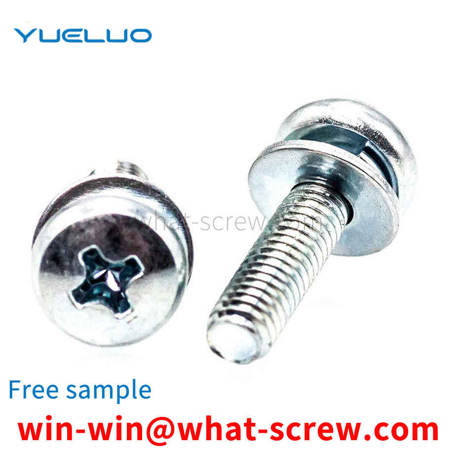 Three combination screws