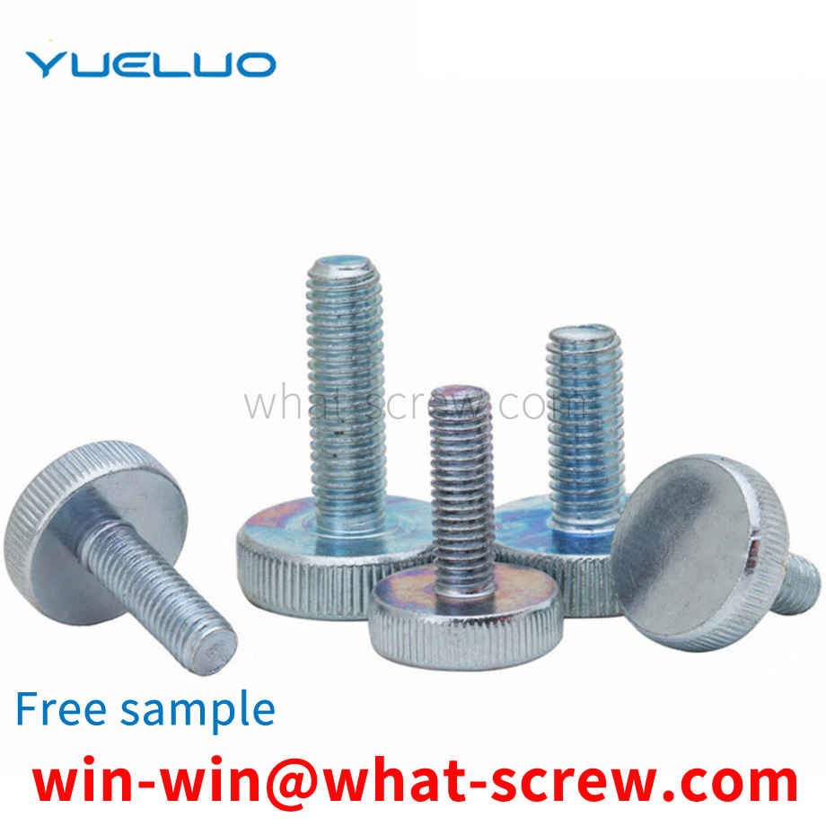 Flat Knurled Thumb Screws