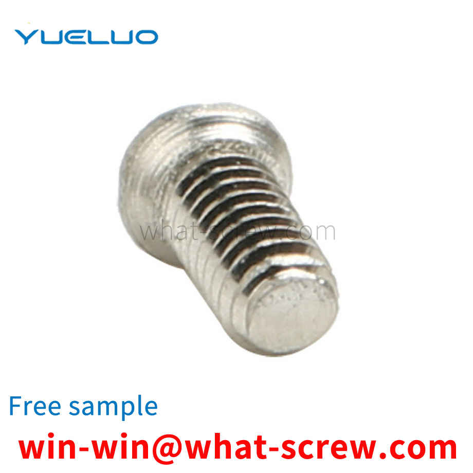 hand-tightened flat screw