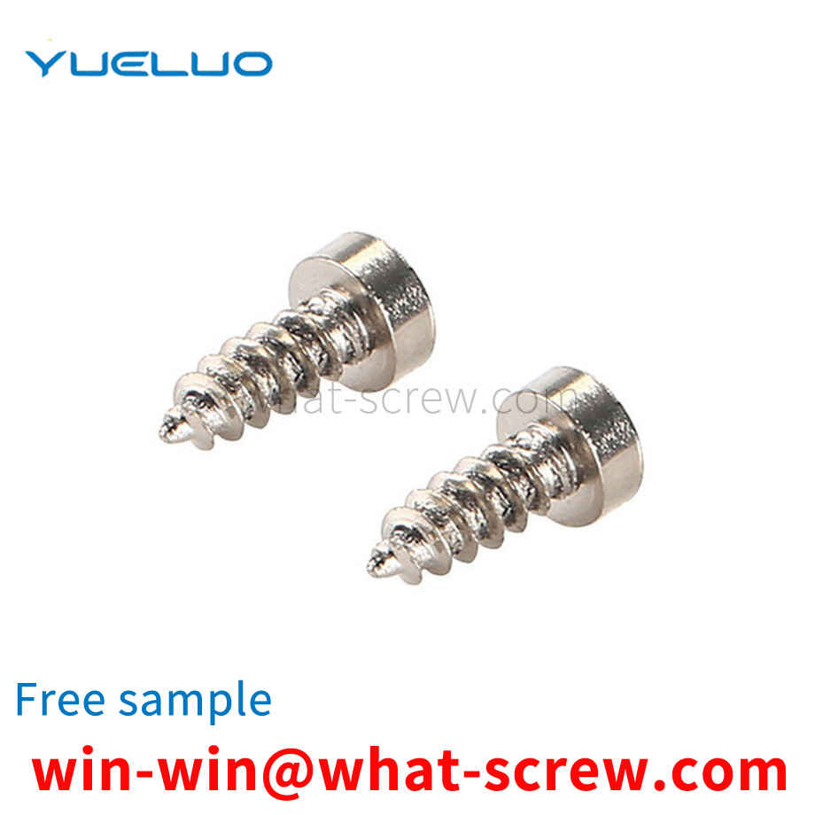 Large flat head drill screw