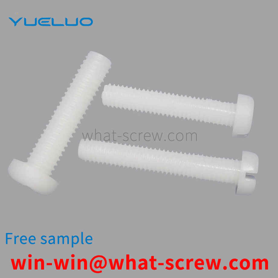 Round head plastic machine screw