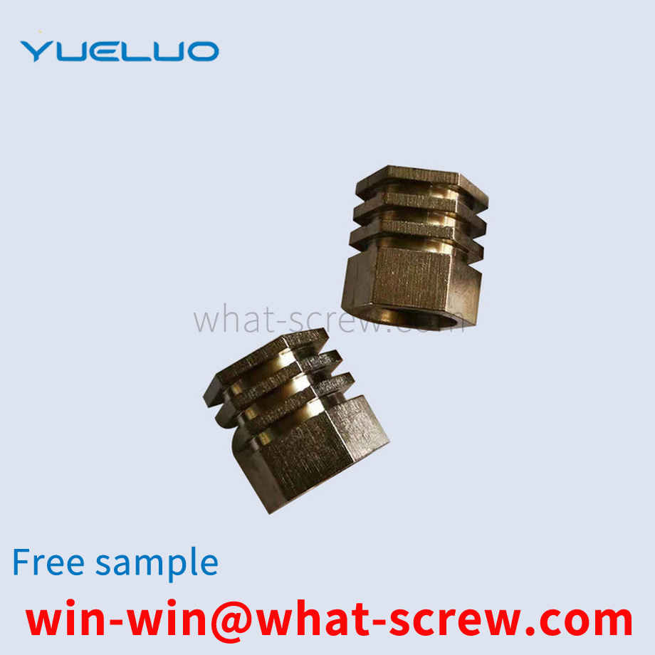 Red forged non-standard hex nuts