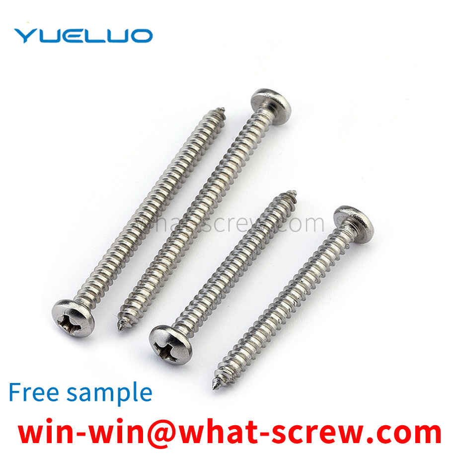 Phillips pan head self-tapping screws