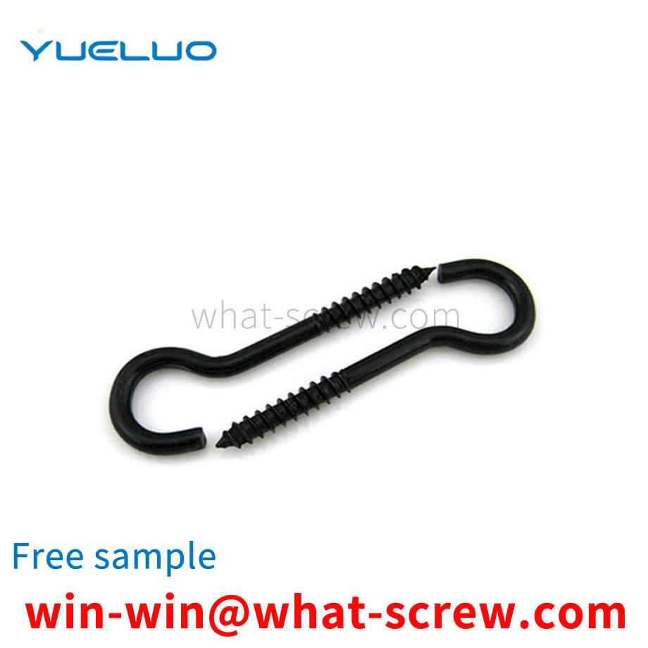 Open eye socket screw