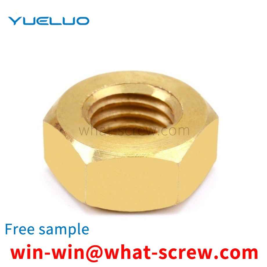 Custom Brass Hex Nuts