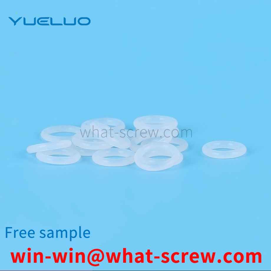 To map transparent white sealing silicone ring