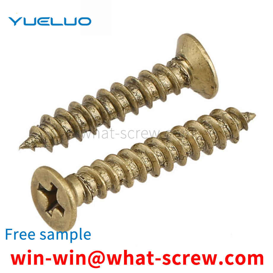 Processing pure copper cross countersunk head