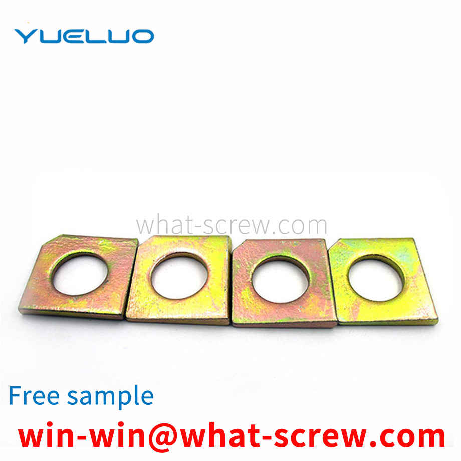 Customized color plated square inclined gasket