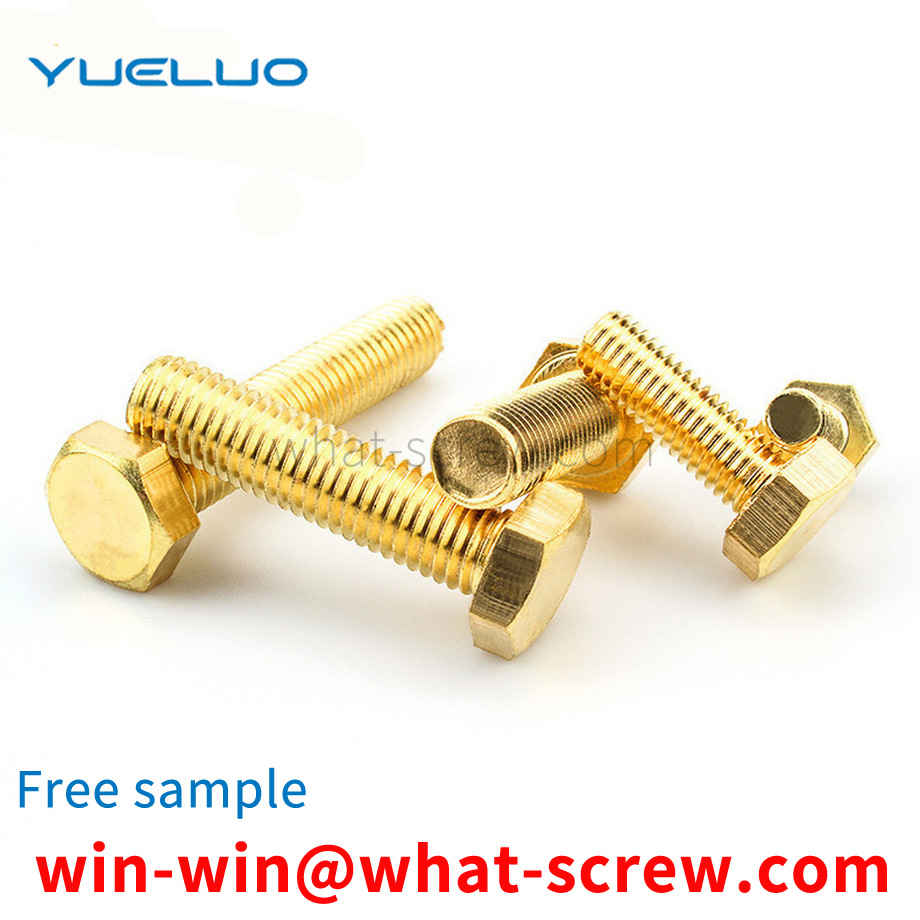 Production of hexagonal Galwaycopper screws