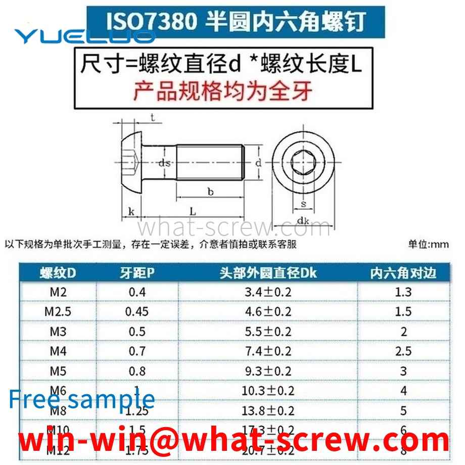 Wholesale Grade 10.9 Half Round Screws