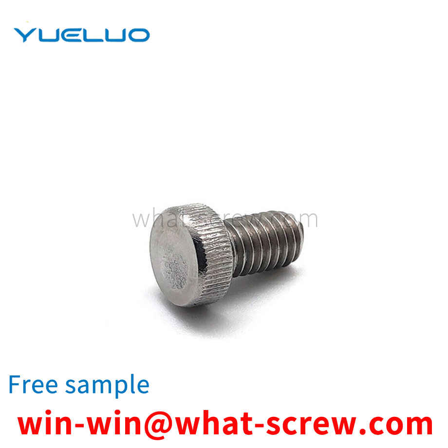 Customized non-standard stainless steel 304 knurled thumbscrews