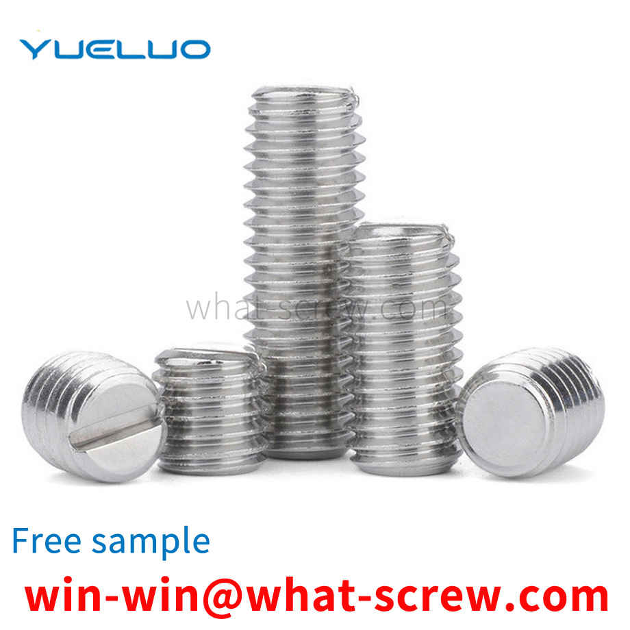 Slotted screw