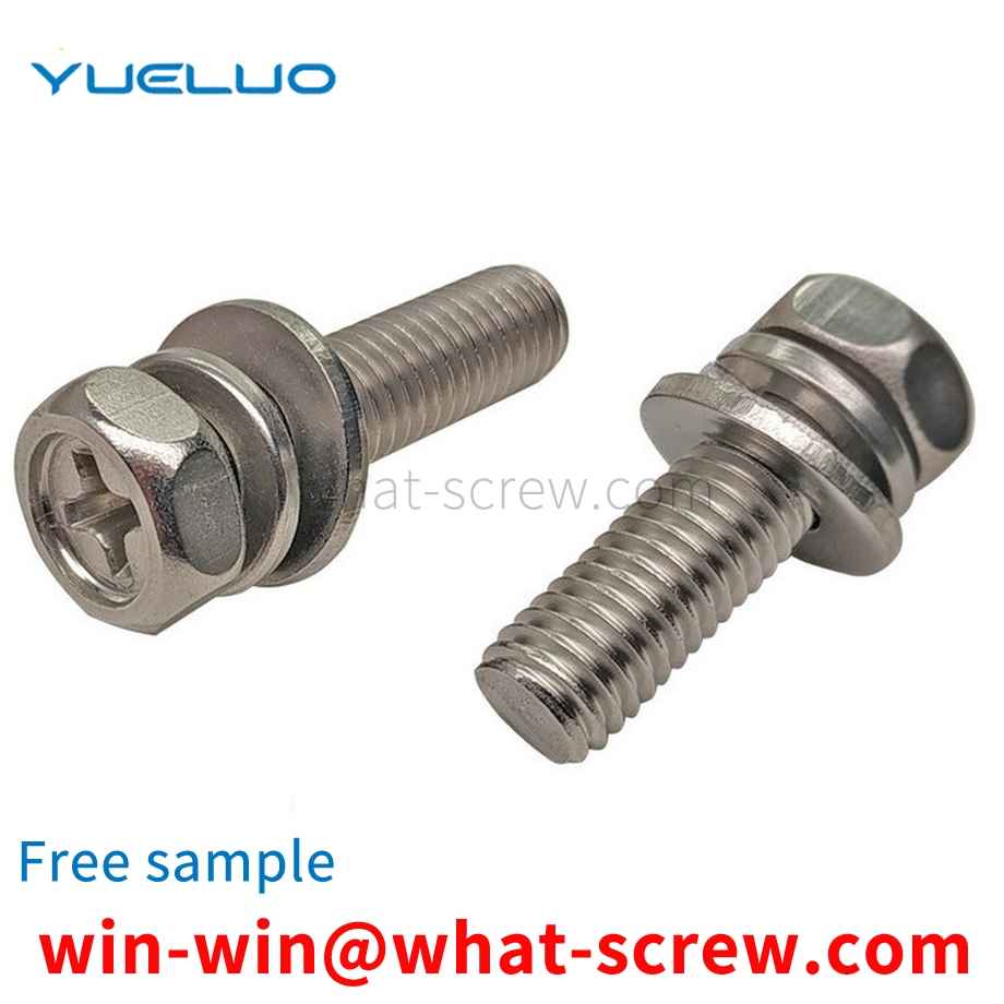 Customized 304 External Hexagon Combination Screws