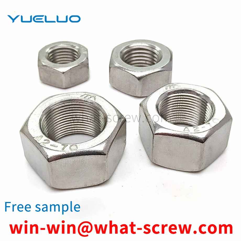 Hexagonal fine pitch nut