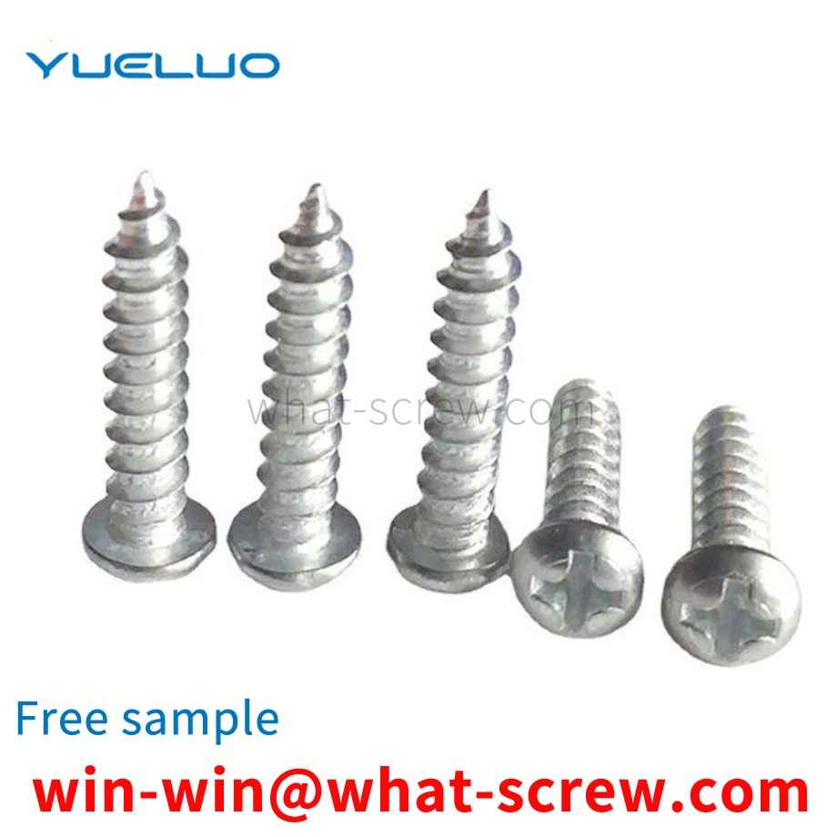 Phillips round head self-tapping screws