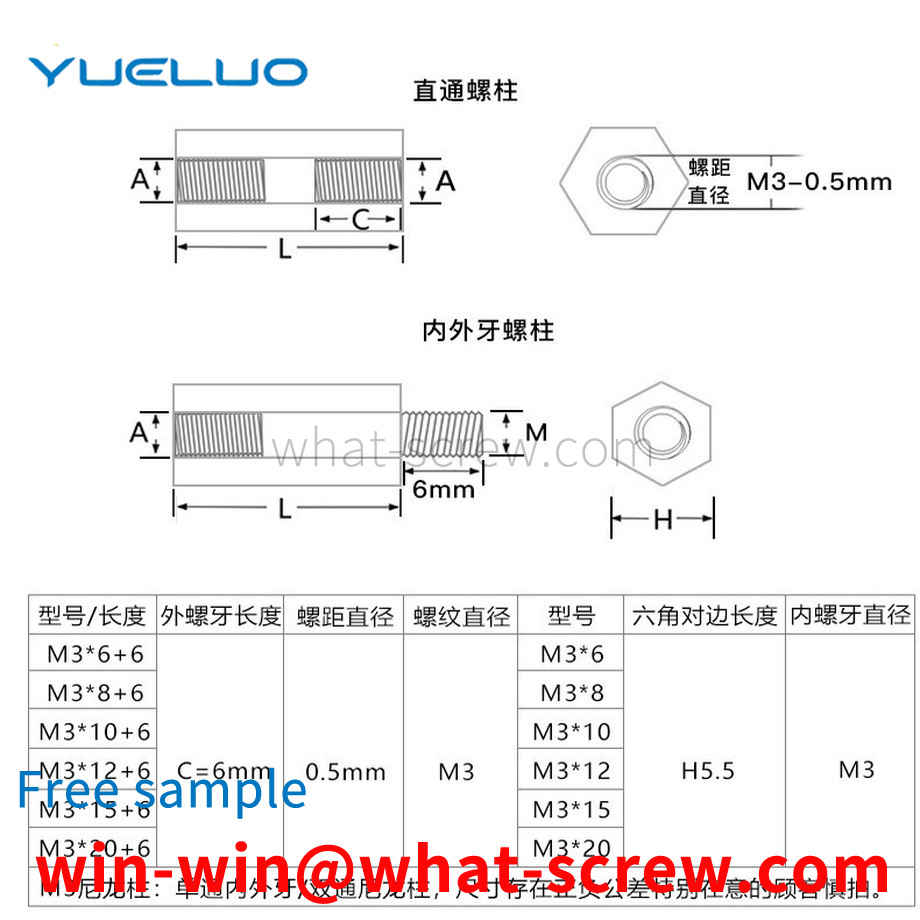 Machined Nylon Columns