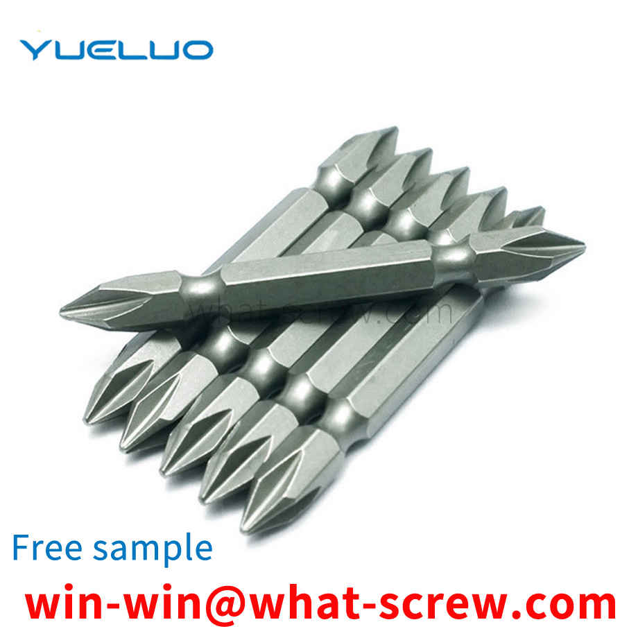 Machining double-headed Phillips screws