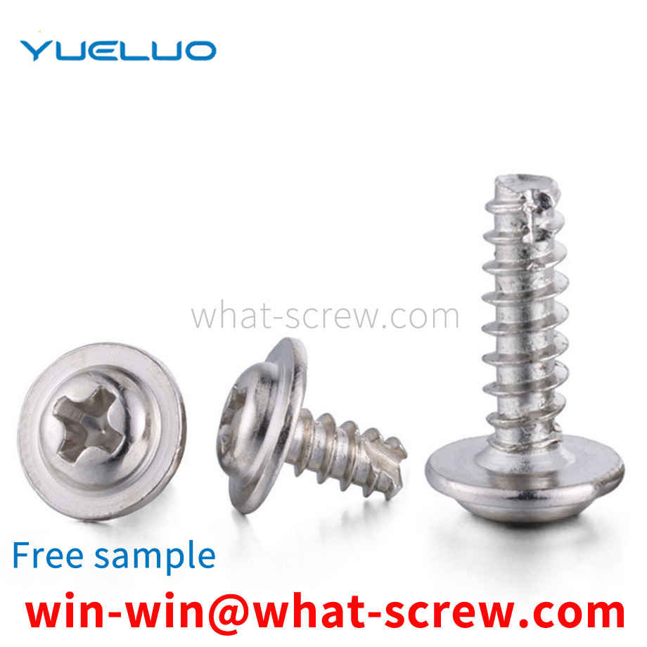 Flat tail cut tail self-tapping screw