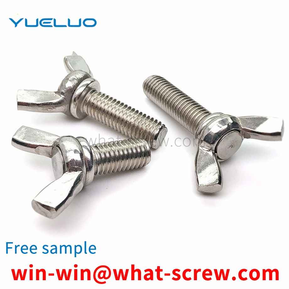 Production of wing screws