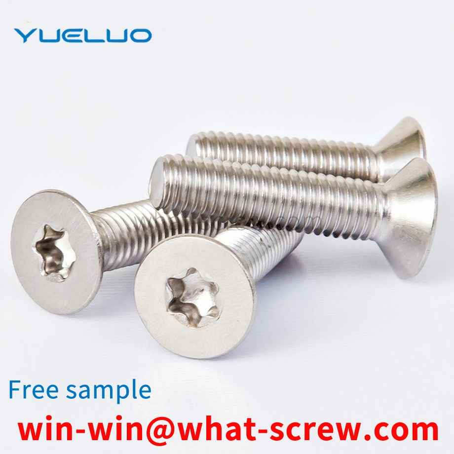 Customized countersunk head torx screws