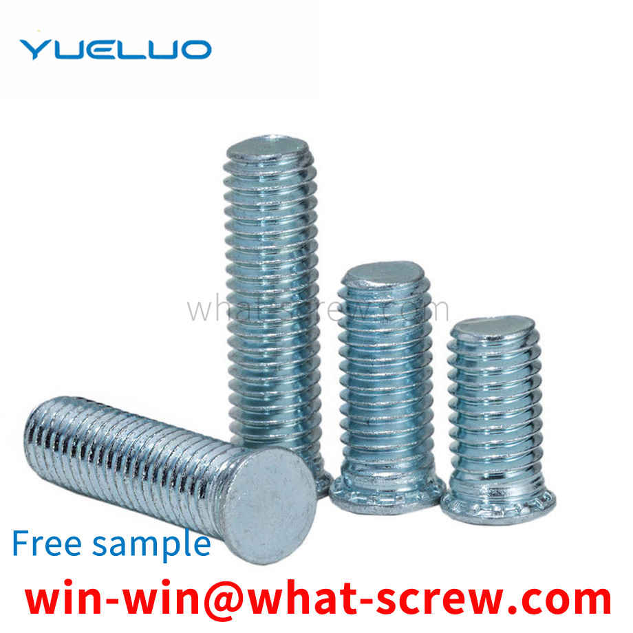 Supply pressure riveting screws