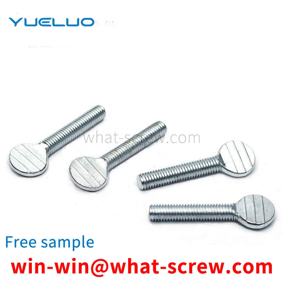Production of galvanized thumb screws