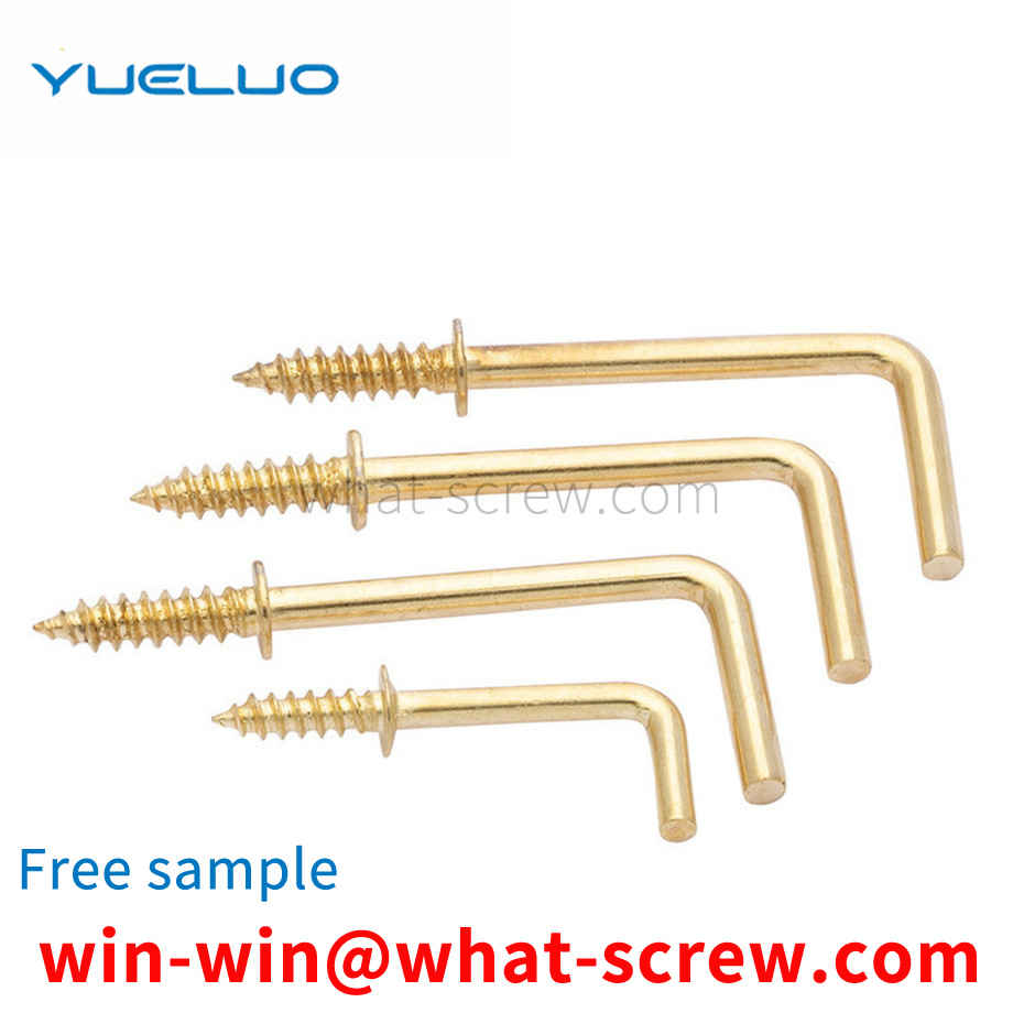 Copper-plated seven-word hook self-tapping screws