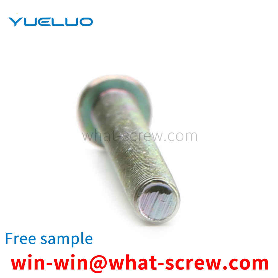 Color full tooth non-standard long screw