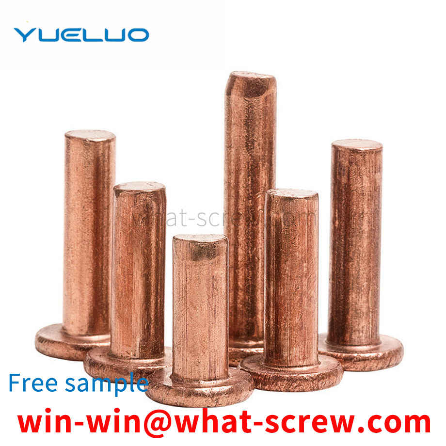 Pure copper solid rivets