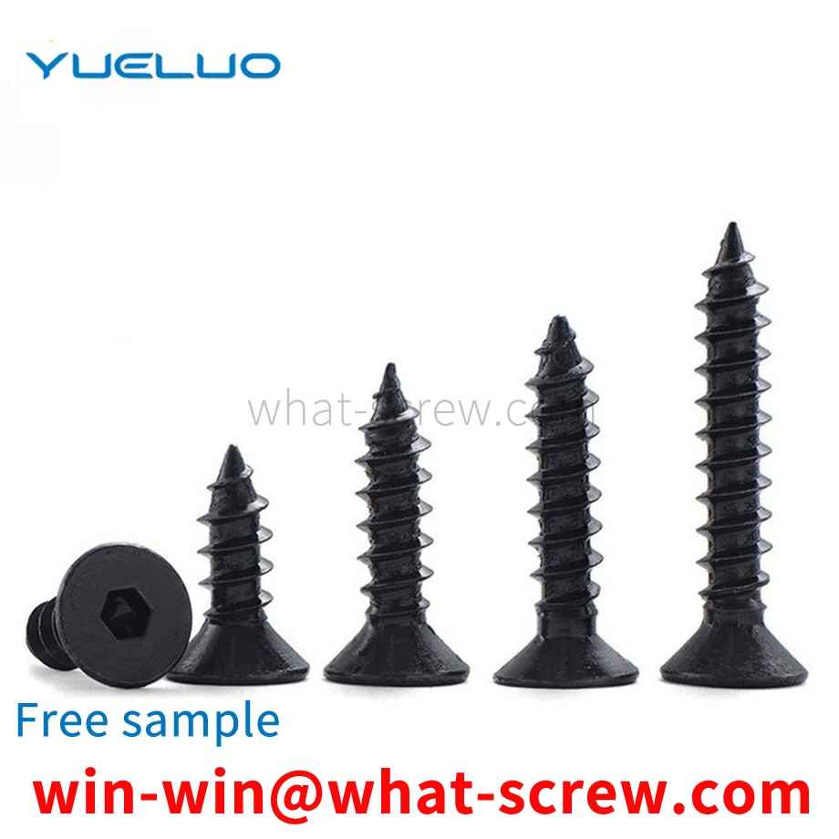 Countersunk head hexagon socket self-tapping screws