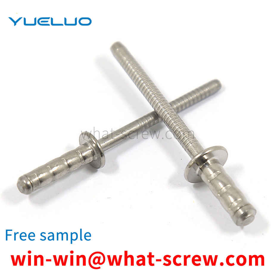 Stainless steel double drum type rivet