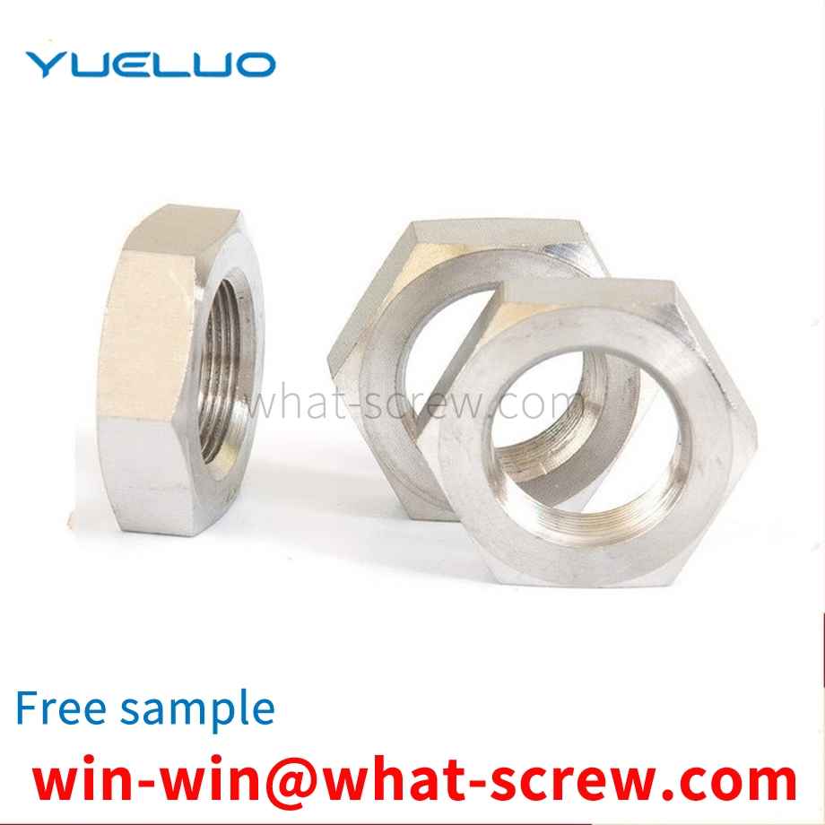 Customized stainless steel fine thread thin nut